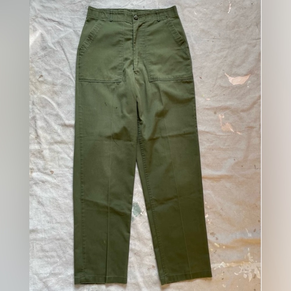 70s OG-507 Army Pants - Olive Green